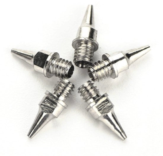 Set di pennelli per aerografo 5 pezzi 0,2/0,3/0,5 mm
