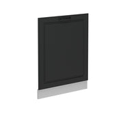 Pannello frontale della lavastoviglie R-Line Antracite rustico/Bianco 60 cm senza piano di lavoro Vicco