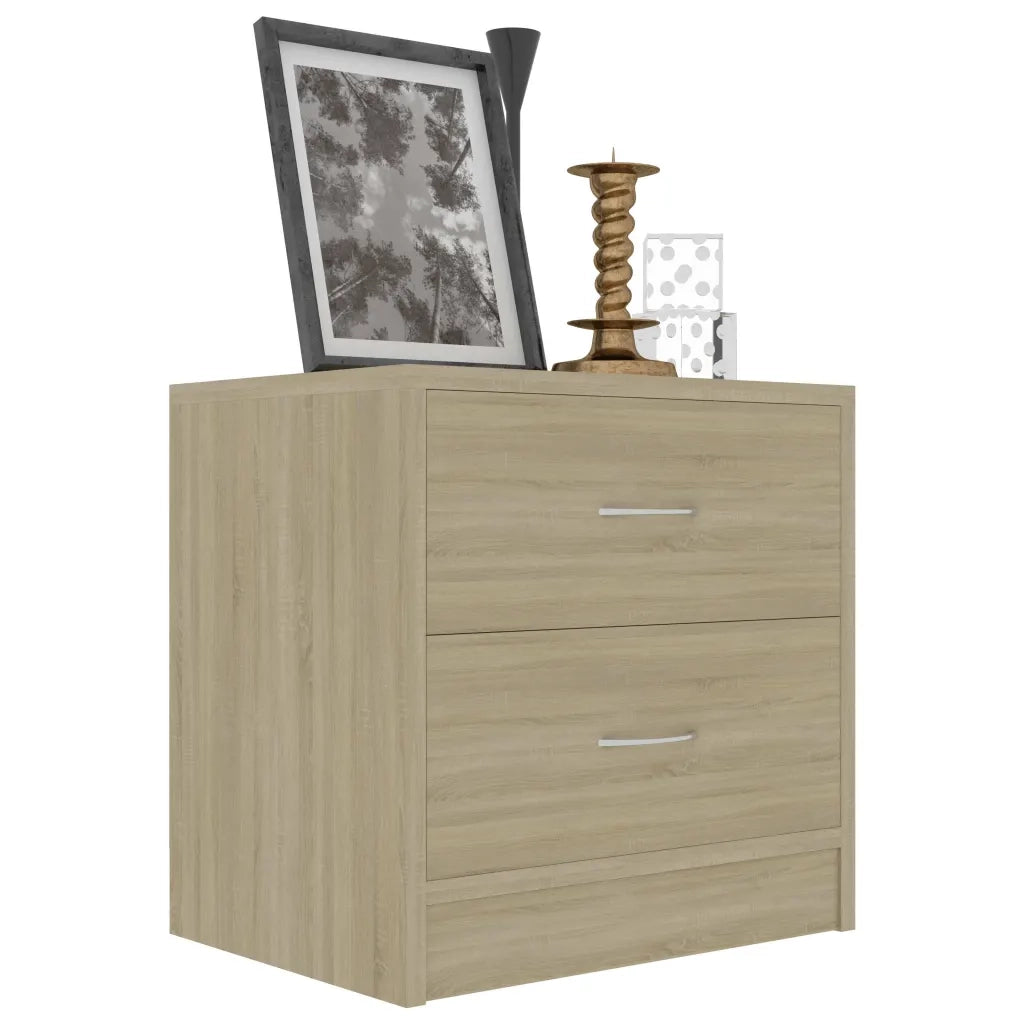 Comodino | Armadio da Notte | Mobiletto da notte Rovere Sonoma 40x30x40 cm in Legno Multistrato