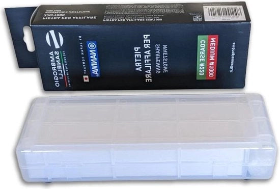 Corrente 220/1000 Pietra abrasiva per Smerigliare e Smerigliatrice - Incluso Custodia
