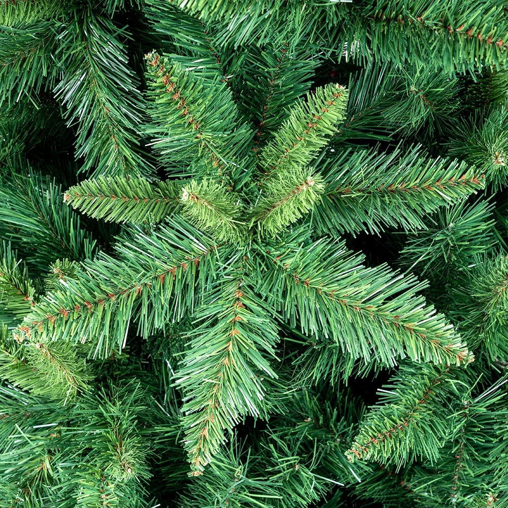 Albero di Natale Verde Canberra 240 cm Foltissimo con 1586 Punte Rami Innesto