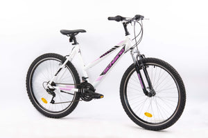 F.LLI SCHIANO RANGE 26" donna mountain bike telaio in alluminio ammortizzata  18 velocitÃ  rosa