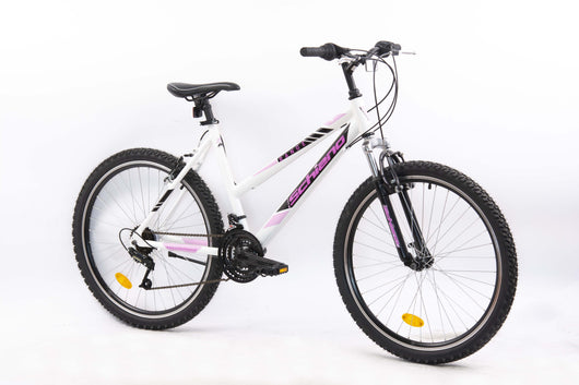 F.LLI SCHIANO RANGE 26" donna mountain bike telaio in alluminio ammortizzata  18 velocitÃ  rosa