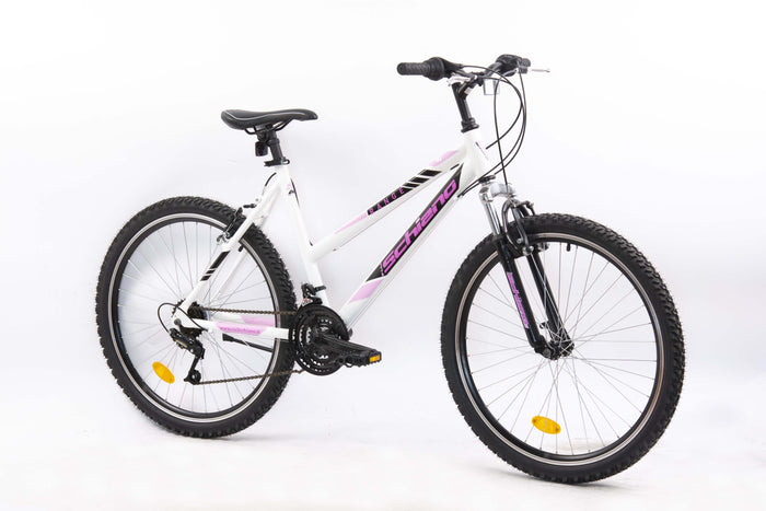 F.LLI SCHIANO RANGE 26" donna mountain bike telaio in alluminio ammortizzata  18 velocitÃ  rosa