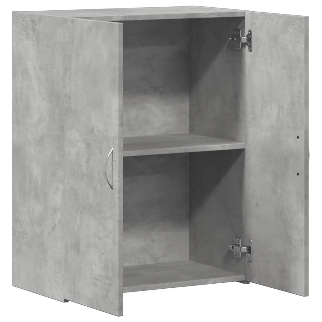 Schedario Grigio Cemento 60x32x77,5 cm in Legno Multistrato CFW6072880