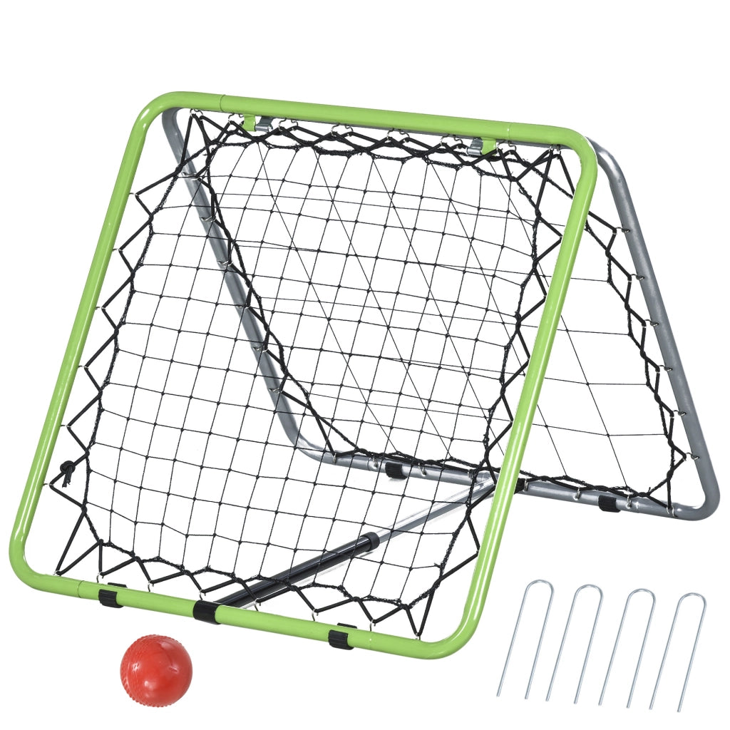Rimbalzino per Calcio e Baseball ¨C Minimal ¨C Verde e Nero 75x75x64 cm