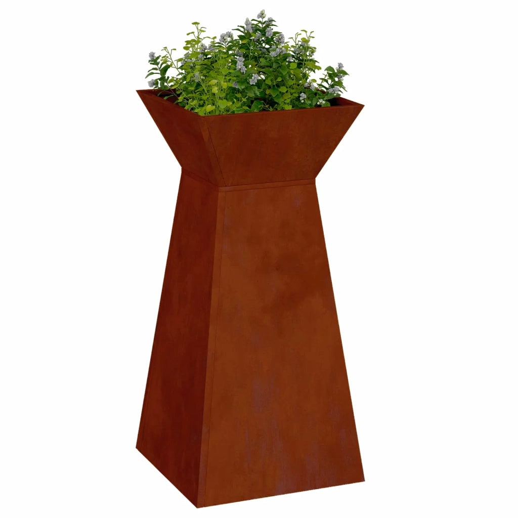 Vaso a Pilastro Argento 35 x 35 x 73 cm 873850