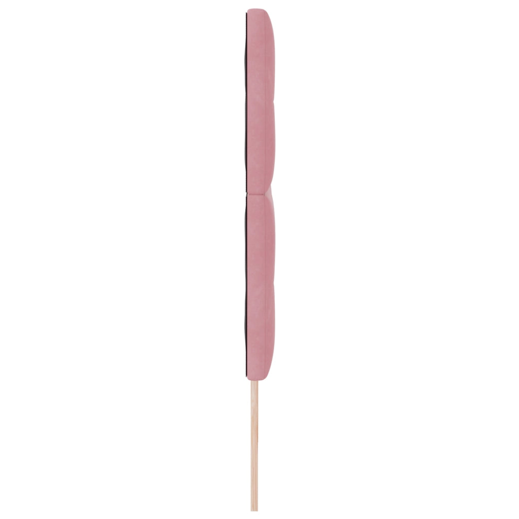 Testiera imbottita  Rosa 200 cm in Velluto