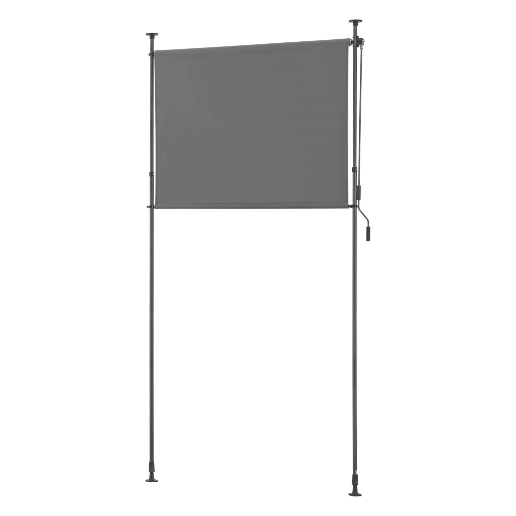 Tenda da esterno con aste telescopiche senza foratura 104 x 270 x 310 cm grigio scuro 03_0006565