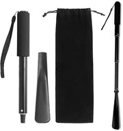 Scoiattolo Telescopico 34-85 cm - Peso Leggero 121 gram - Incluso Custodia - Adatto Uomini/Donne/Bambini - Aiuto per la Pulizia delle Scarpe