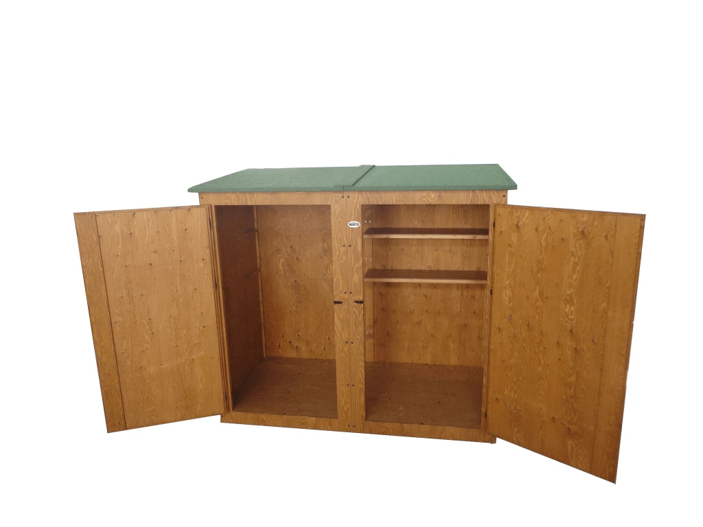 ARMADIO CASETTA IN LEGNO PORTA ATTREZZI DA GIARDINO MODELLO CERVINO L.172. x P.92 x H.185 100% MADE IN ITALY SPEDIZIONE SU PEDANA