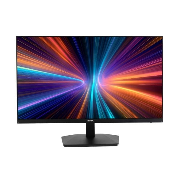 Nilox monitor 23.8" nxm24fhd11 led fhd 75hz 16:9 5ms hdmi/vga monitor pc 61 cm (24") 1920 x 1080 pixel full hd nero
