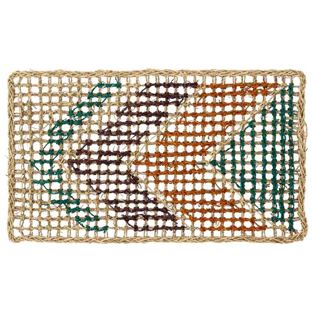 Feltro in fibra marrone 60x35x1,2h cm