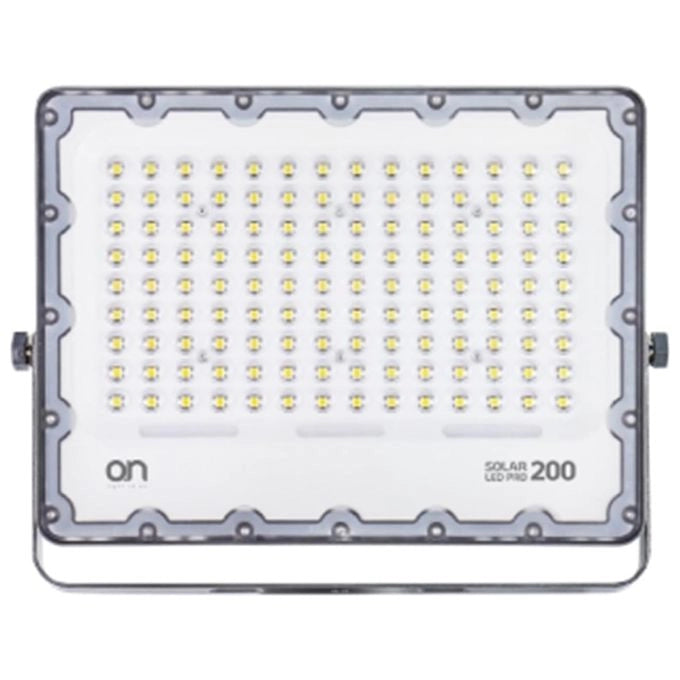 KONELCO 23875720 Faro LED Solare 2000lm 4000K IP65 con Pannello Monocristallino e Telecomando colore Grigio