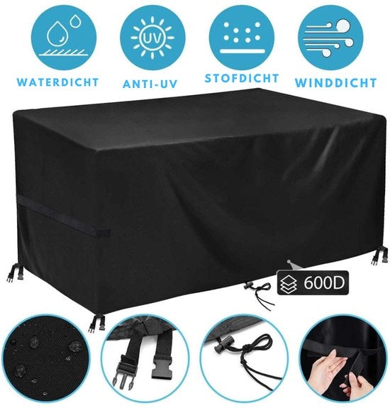 Copertura per tavolo da giardino – Copertura per set da giardino acqua-tight – 100% Garanzia di soddisfazione – 200*160*70 Cm