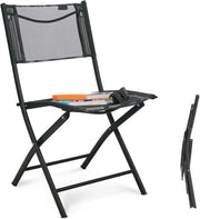 Cuscino per sedia da campeggio per esterno - comodo - 1 pezzo - nero - tessuto