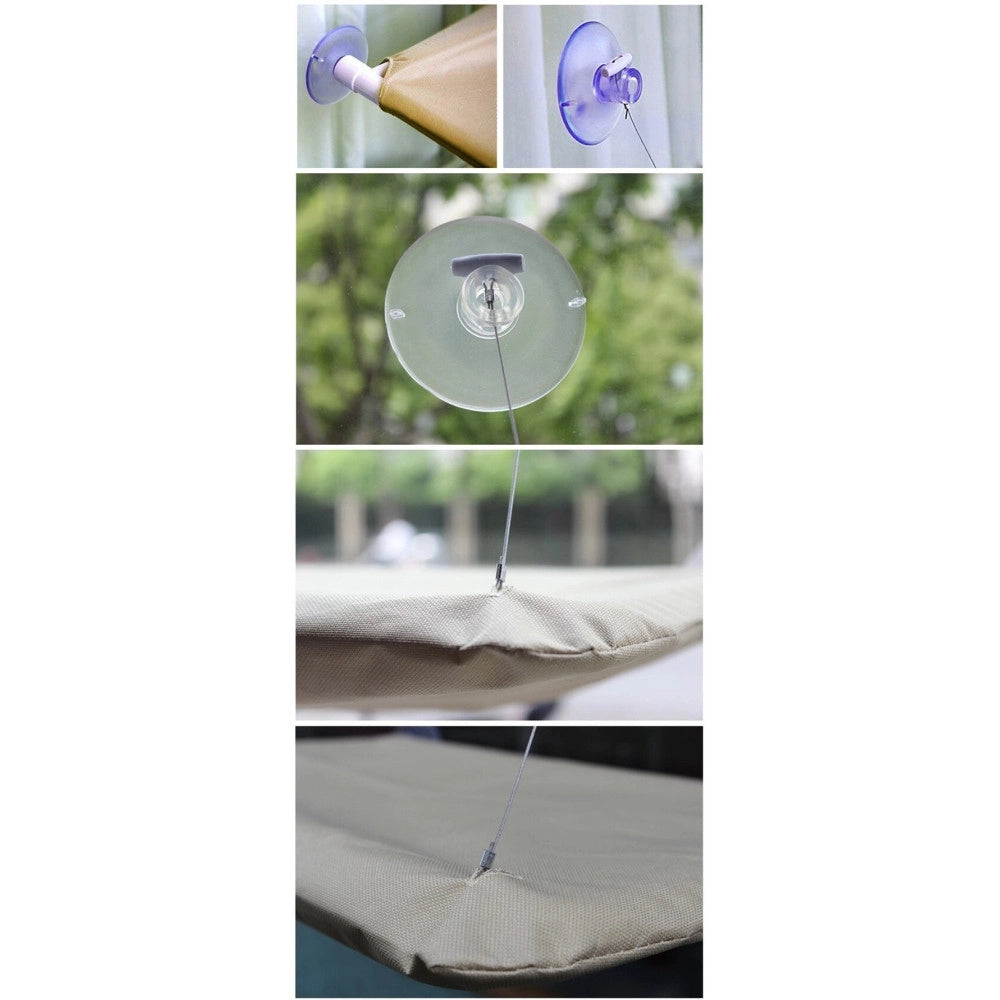Trade Shop - Lettino Lavabile Per Gatti A Muro Con Ventose 50 X 25 Cm X 7,5 Kg -