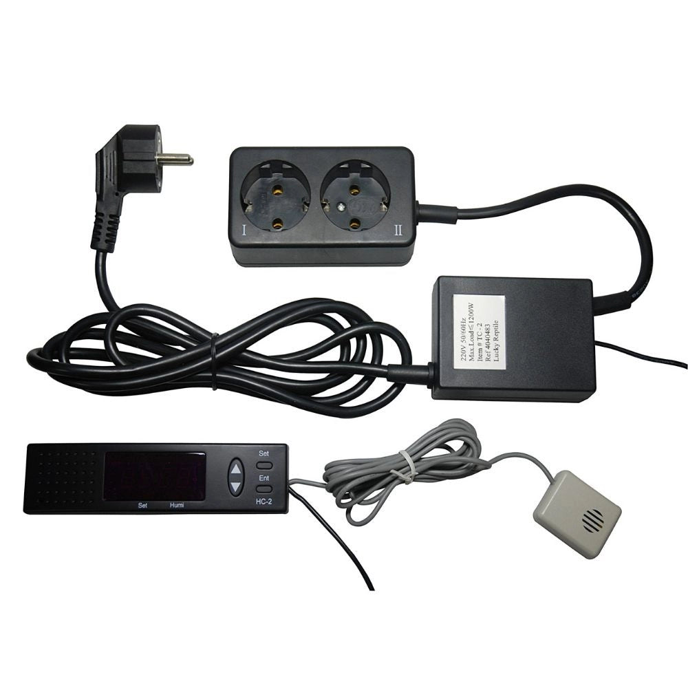 Lucky Reptile Humidity control II - Igrostato digitale con timer e ciclo diurno/notturno