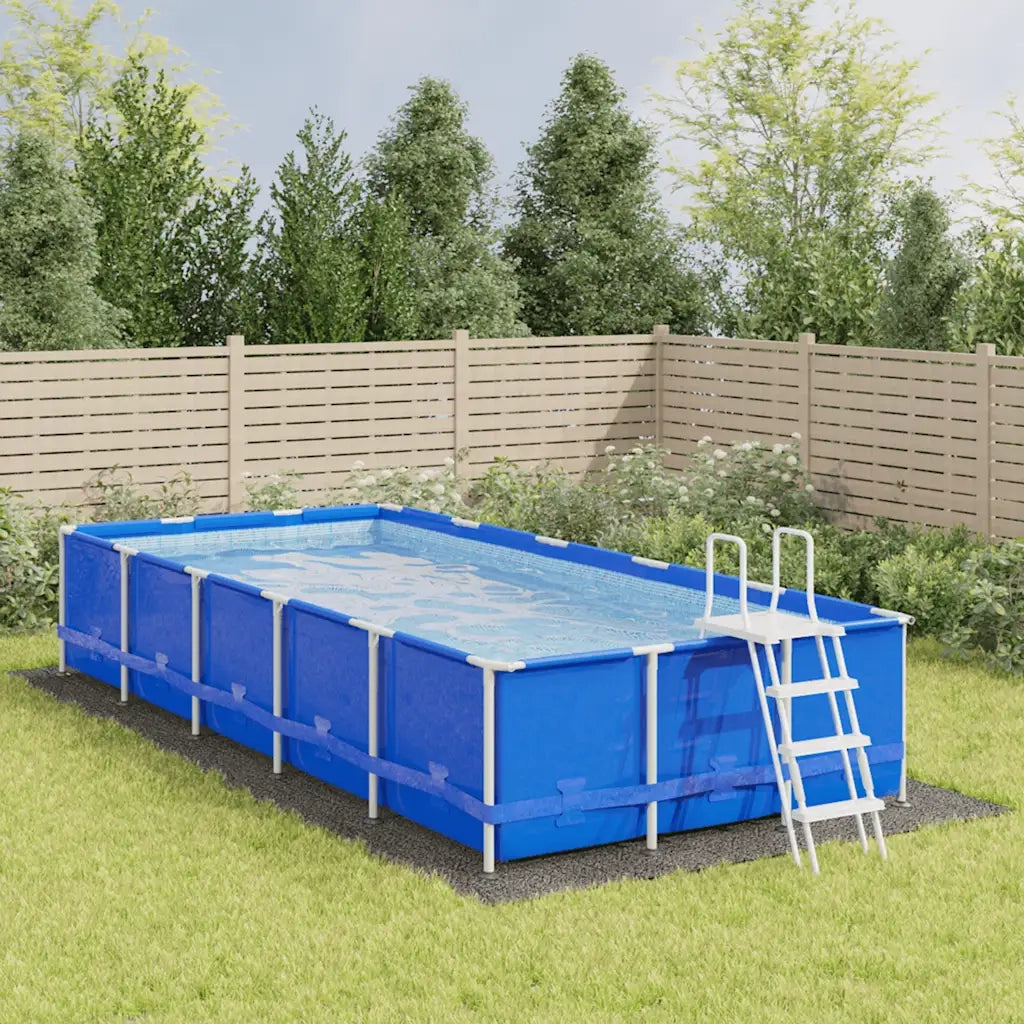 Telo Sotto Piscina Grigio Chiaro 820x420 Geotessile Poliestere 94237