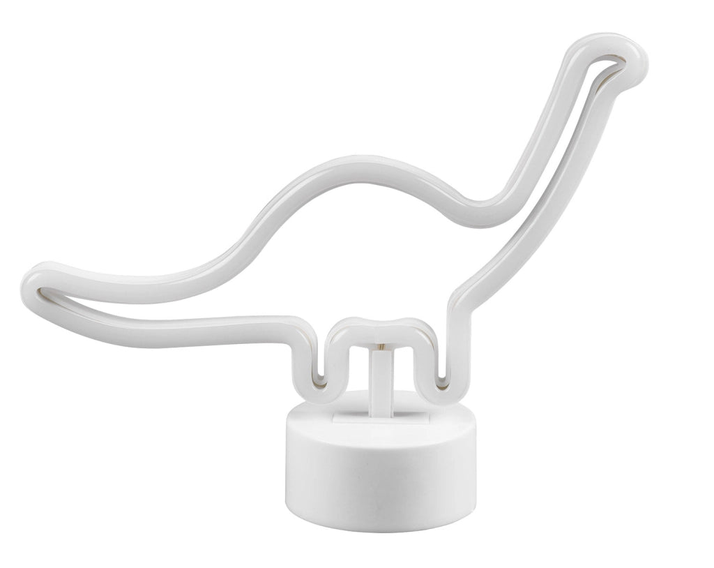 Lampada da Tavolo da Interno a LED in Plastica Bianco
