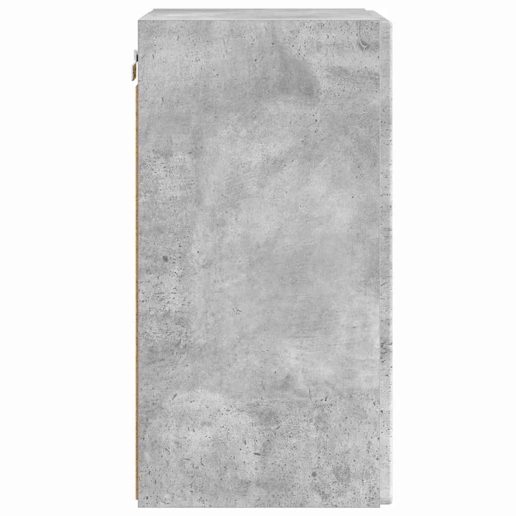 Mobile TV da parete-Mobile TV a Muro-Credenza TV Calcestruzzo 30 x 31 x 60 cm