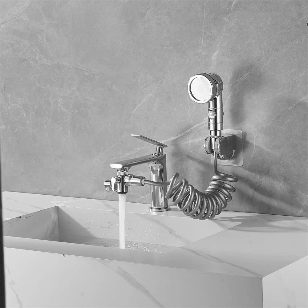 Trade Shop - Valvola Deviatrice Rubinetto Bagno Cucina Collegamento Doccia A Mano Bidet 87501 -