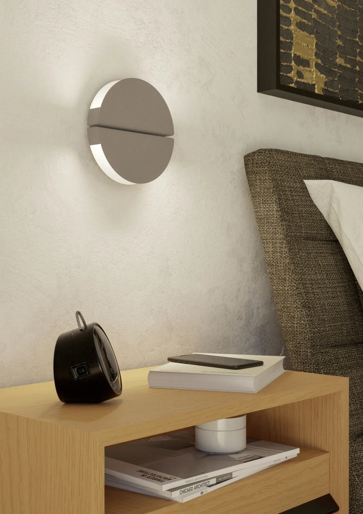 Applique Industrial Minimal Pianosa Acciaio Marrone Led 4,5W 620Lm Ip44