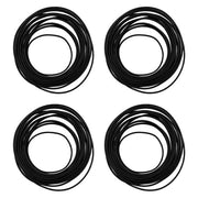 Set di anelli di sigillatura 4 pezzi - Anello idrorepellente - Anello in gomma - Materiale resistente all'usura - Adatto per orologiai - Diametro 0,5-0,8 mm - Impacchi orologici