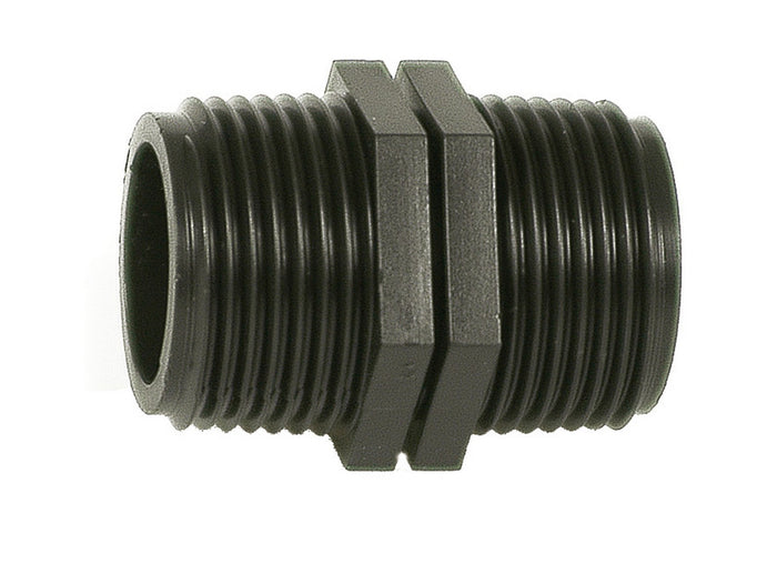 raccordo nylon nipplo 3/4 x 3/4 cod:ferx.4520