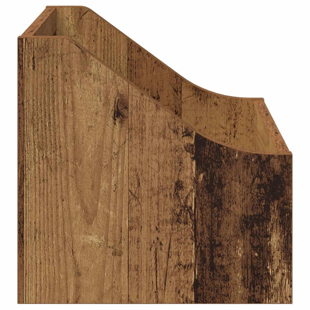 Scatola per dischi LP 2 pz Legno di quercia 37 x 33 x 32 cm 8012775