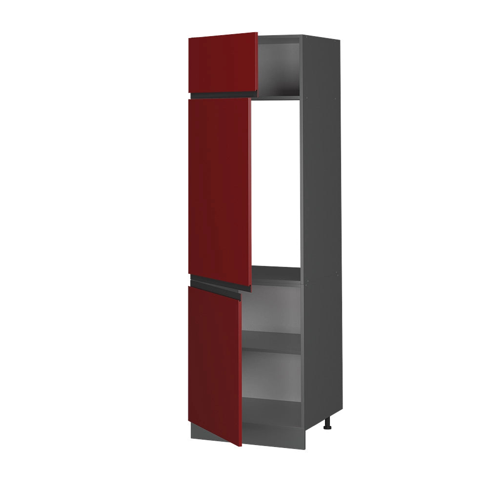 Vicco Mobile alto Rosso 60 cm Forma a J