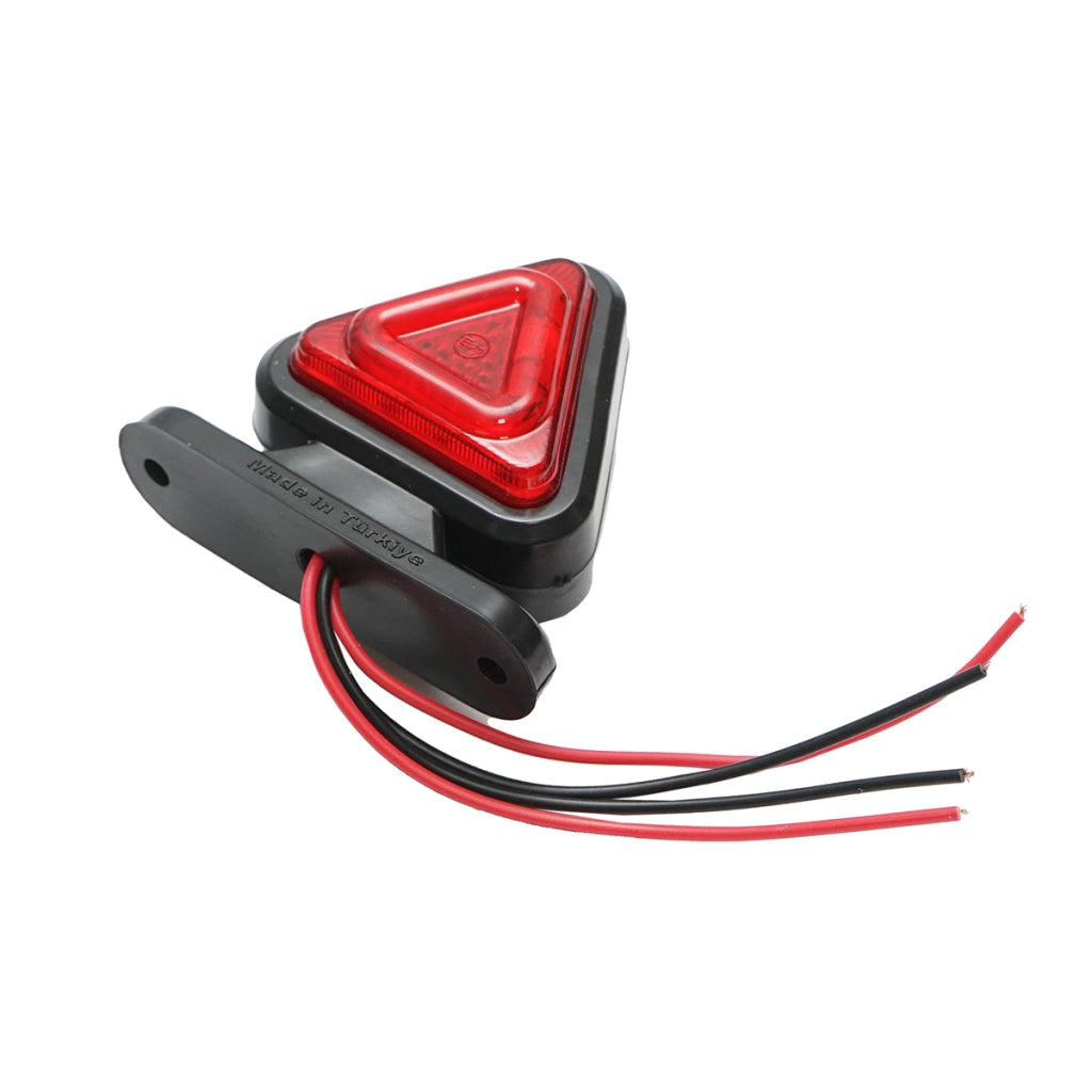 Luce di posizione laterale triangolare a LED 12-24V, giallo-rosso FR0101 Breckner Germany