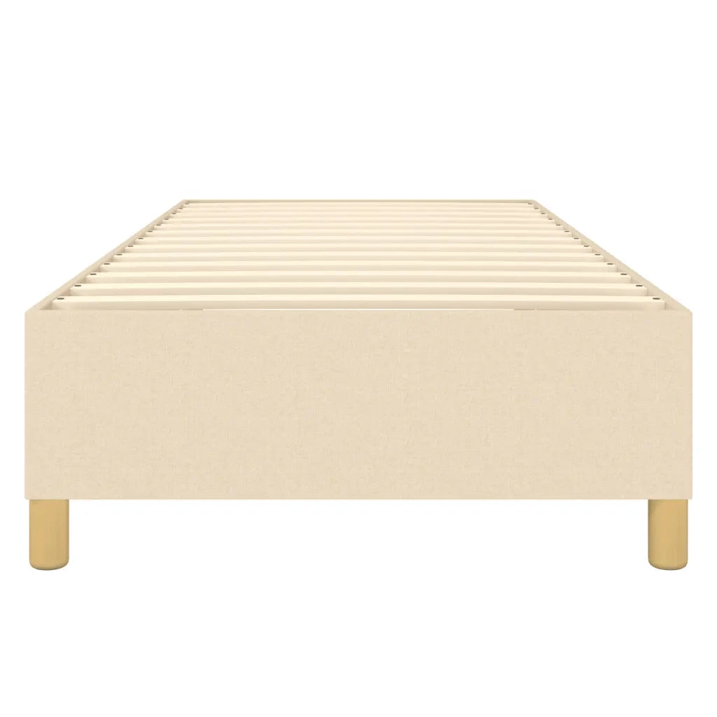 Struttura Letto a Rete a Molle Crema 90x200 cm in Tessuto 3120934