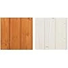 Kit di impregnanti per legno - 10 litri di colore BIANCO+ 10 litri di impregnante di colore TEAK