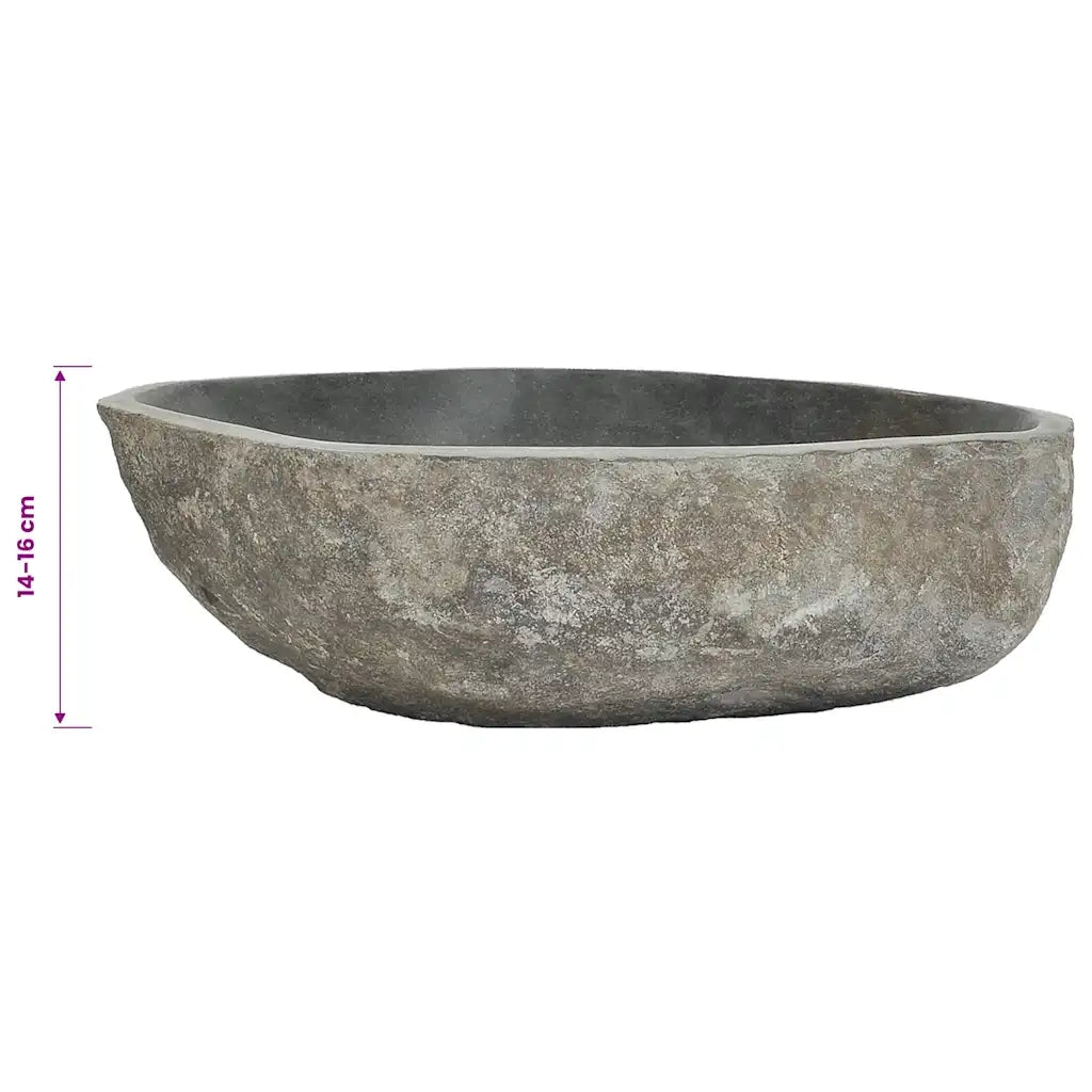 Lavandino in Pietra di Fiume Ovale (45-53)x(34-41) cm 146214