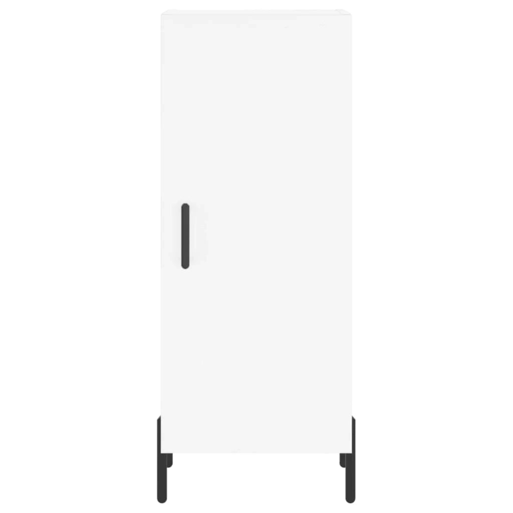 Buffet credenza cassettiera armadio mobile contenitore organizer per cucina soggiorno salotto 34,5 x 34 x 90 cm legno ingegnerizzato bianco 02_0030246