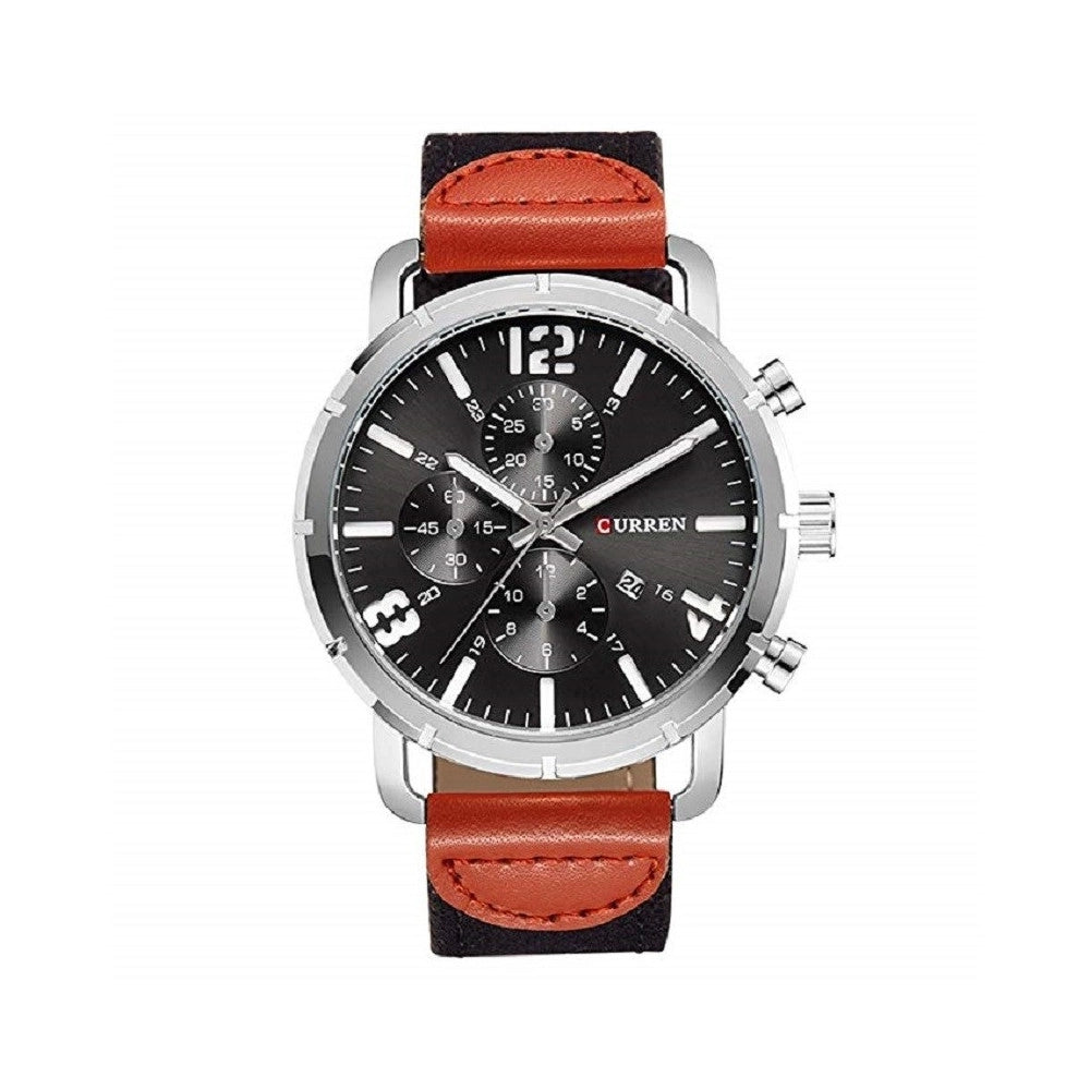 Trade Shop - Orologio Di Lusso D'affari Marca Curren Orologi Militare Al Quarzo 8194 -