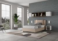 Letto 1 Piazza e Mezzo 120x210 cm Senza Rete Antea Tortora