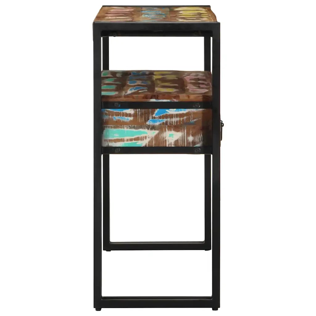 Tavolo consolle 90 x 33 x 75 cm Legno Recuperato Massello 4102744