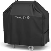 Tappeto per barbecue impermeabile resistente a forti carichi 300D Oxford - Grande copri barbecue per barbecue a gas UV resistente - Eterno chiusura contro il vento - Protezione contro tutte le condizioni meteorologiche con aperture di ventilazione 117