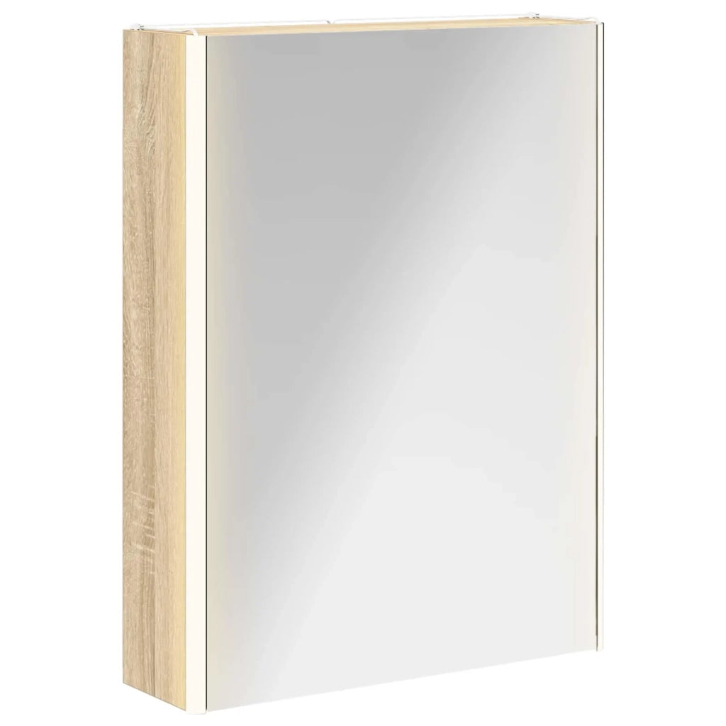 Mobiletto per specchio da bagno Rovere Sonoma