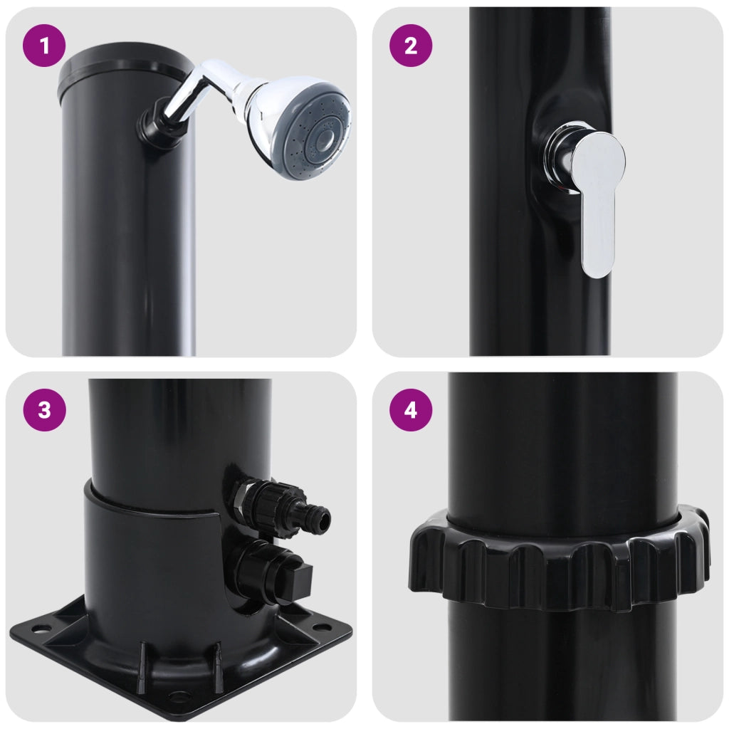 Doccia Solare da Esterno 217 cm 20 L