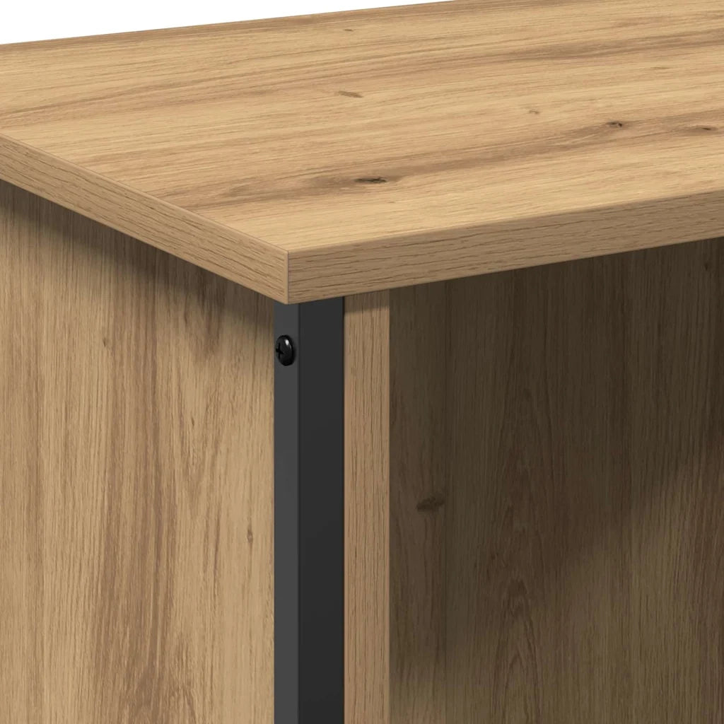 Mobile TV-Credenza per TV-Console TV Rovere artigianale 102 x 35 x 45 cm Legno multistrato 832049