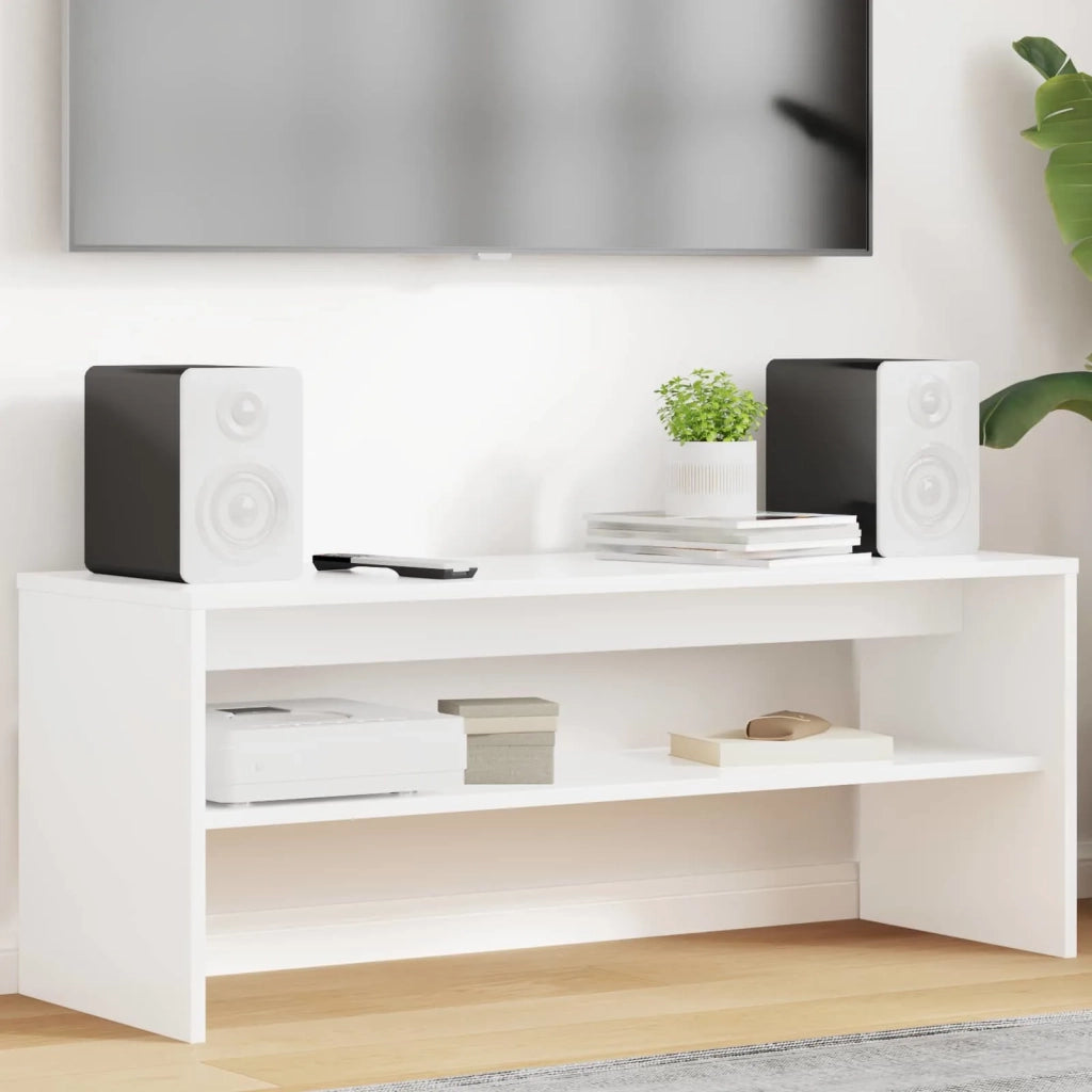 Mobile TV 100 x 35 x 40 cm Bianco Legno ingegnerizzato 8000308