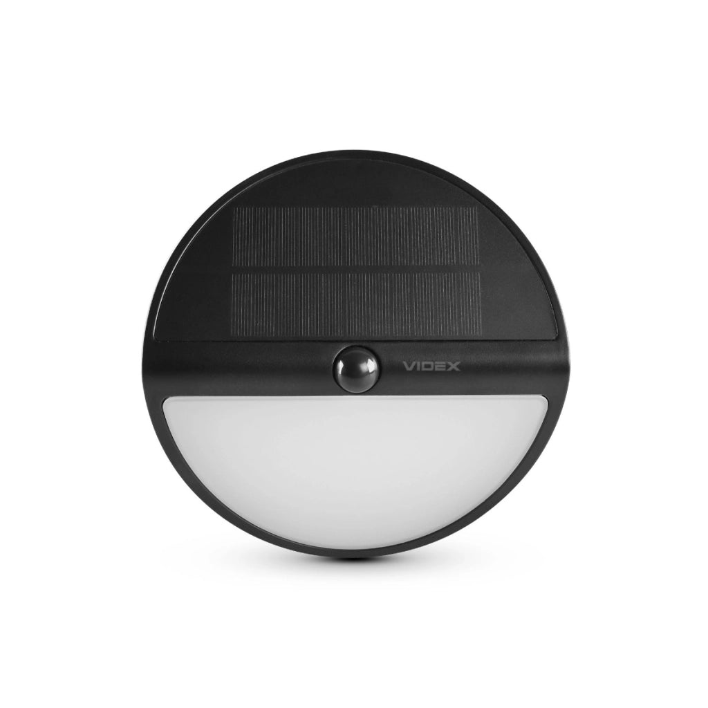 Applique solare LED tonda 500lm sensore movimento IP54 Videx