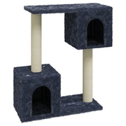 Albero per Gatti con Tiragraffi in Sisal Grigio Scuro 60 cm CFW9832559