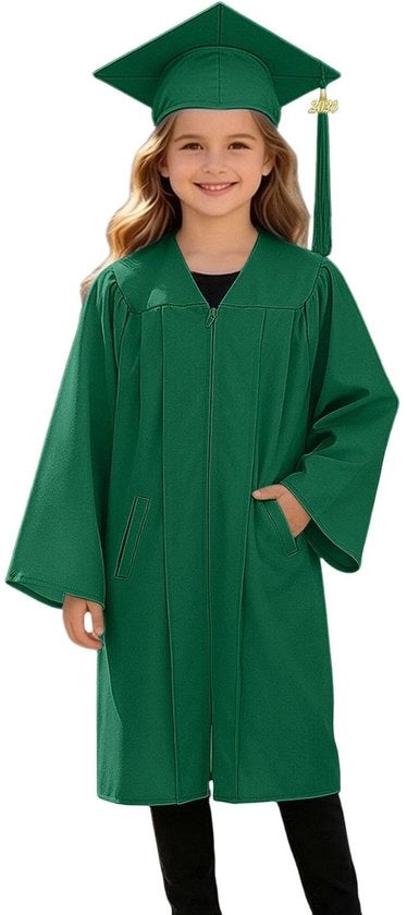 Set di abbigliamento da laureato unisex - Cravatte dorate - Abito da laureato - Accessori da costume - Abbigliamento formale da laureato - Set di t-shirt e pantaloncini estivi con stampa cartoon - Abbigliamento da laureato estivo