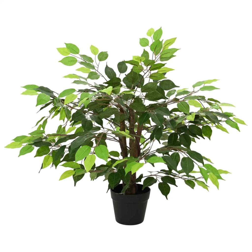 Pianta Ficus Artificiale Verde 73 x 16 x 60 cm Tessuto e Legno 42042075