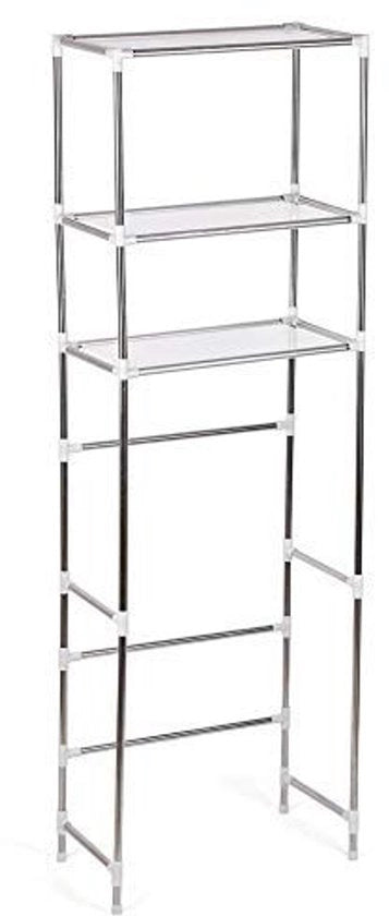 Organizzatore per capelli e asciugamani per bagno - Riduzione dello spazio - Multifunzionale - 3 strati - Acciaio inossidabile
