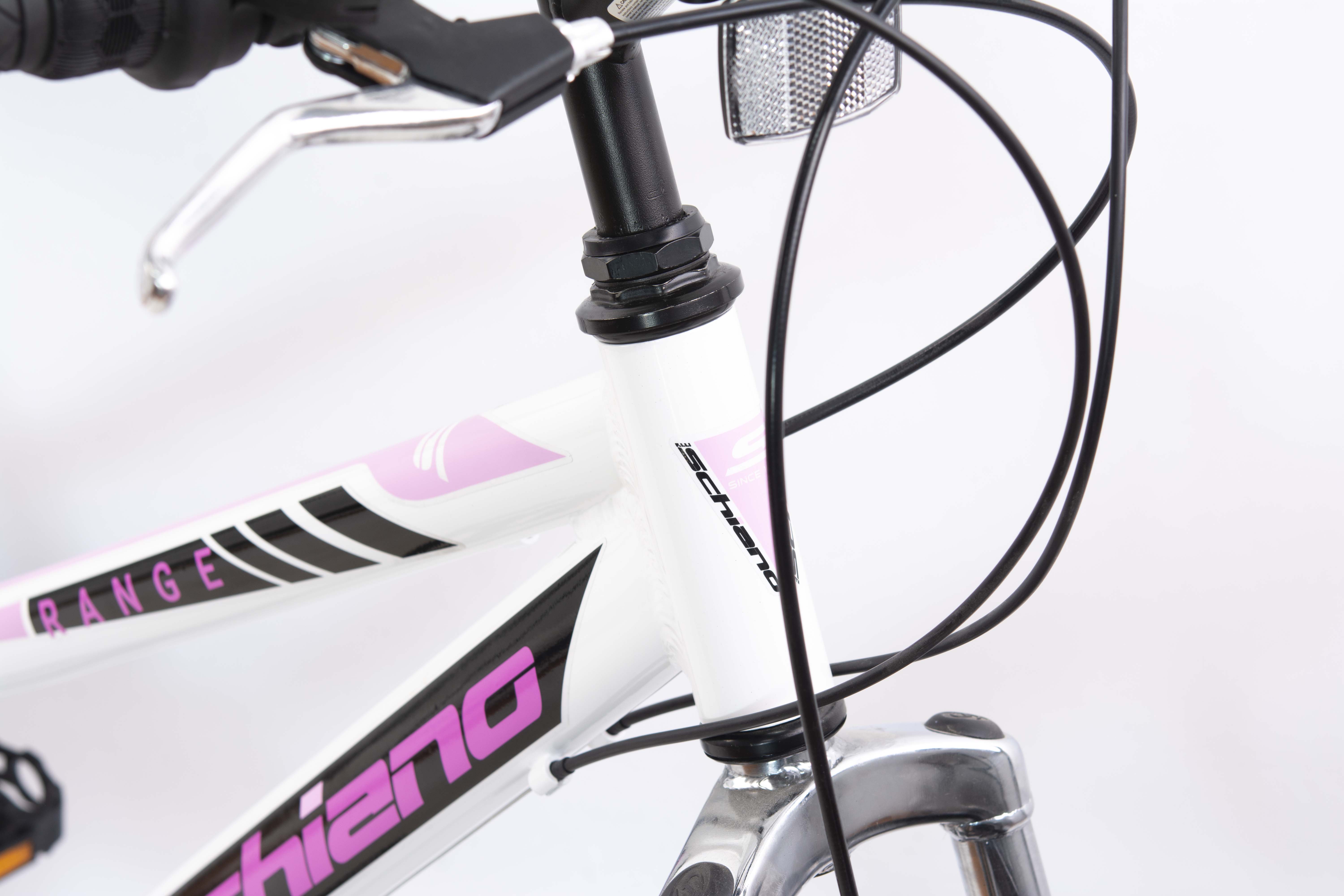 F.LLI SCHIANO RANGE 26" donna mountain bike telaio in alluminio ammortizzata  18 velocitÃ  rosa